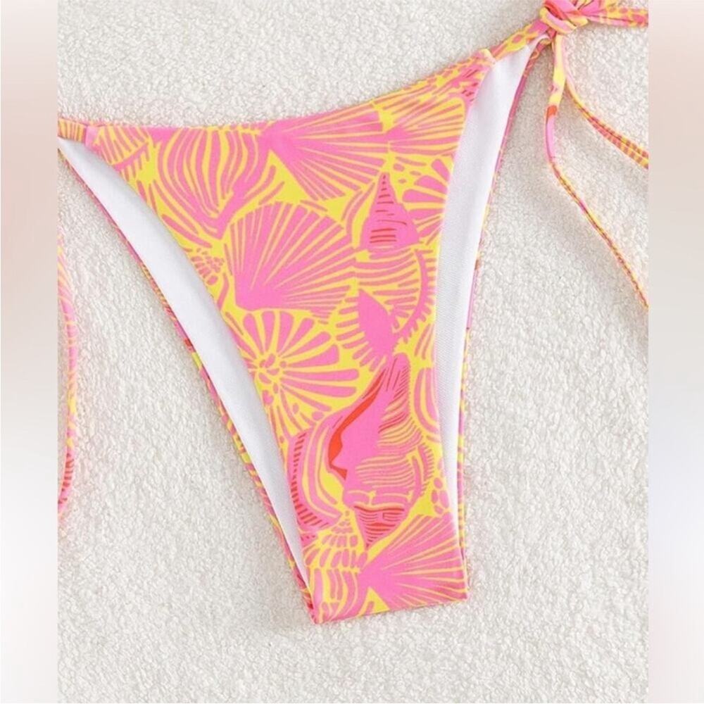 Pink and Yellow Bikini Bottom